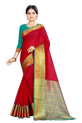 6 Fancy Silk Saree