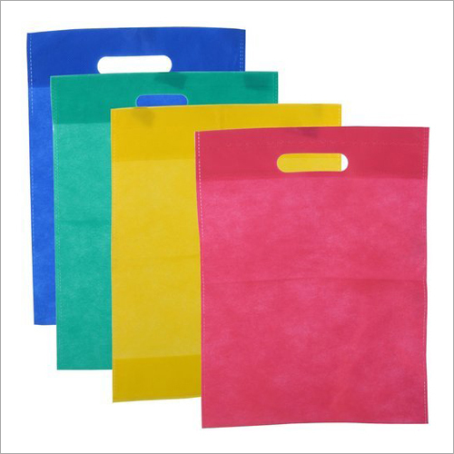 D Cut Plain Non Woven Bag