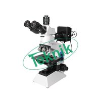 Trinocluar Metallurgical Microscope - Color: Black
