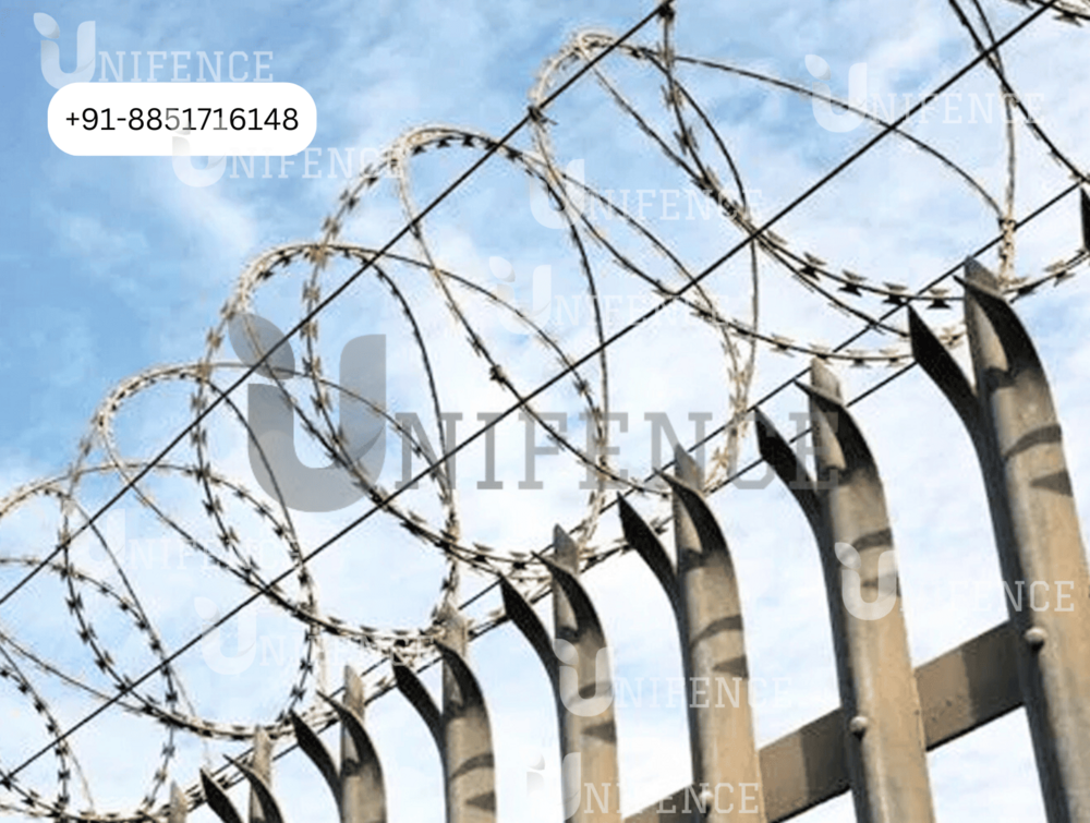 Razor Barbed Wire Application: Defense Area