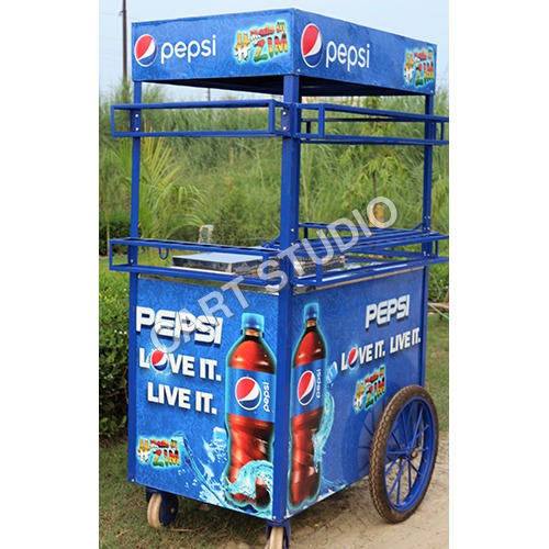 4 Wheeler Soft Drink Cart