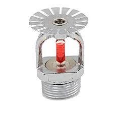 Fire Sprinkler - Metal, Silver | Industrial, Commercial, Residential Applications, Durable Design with External Operating Components