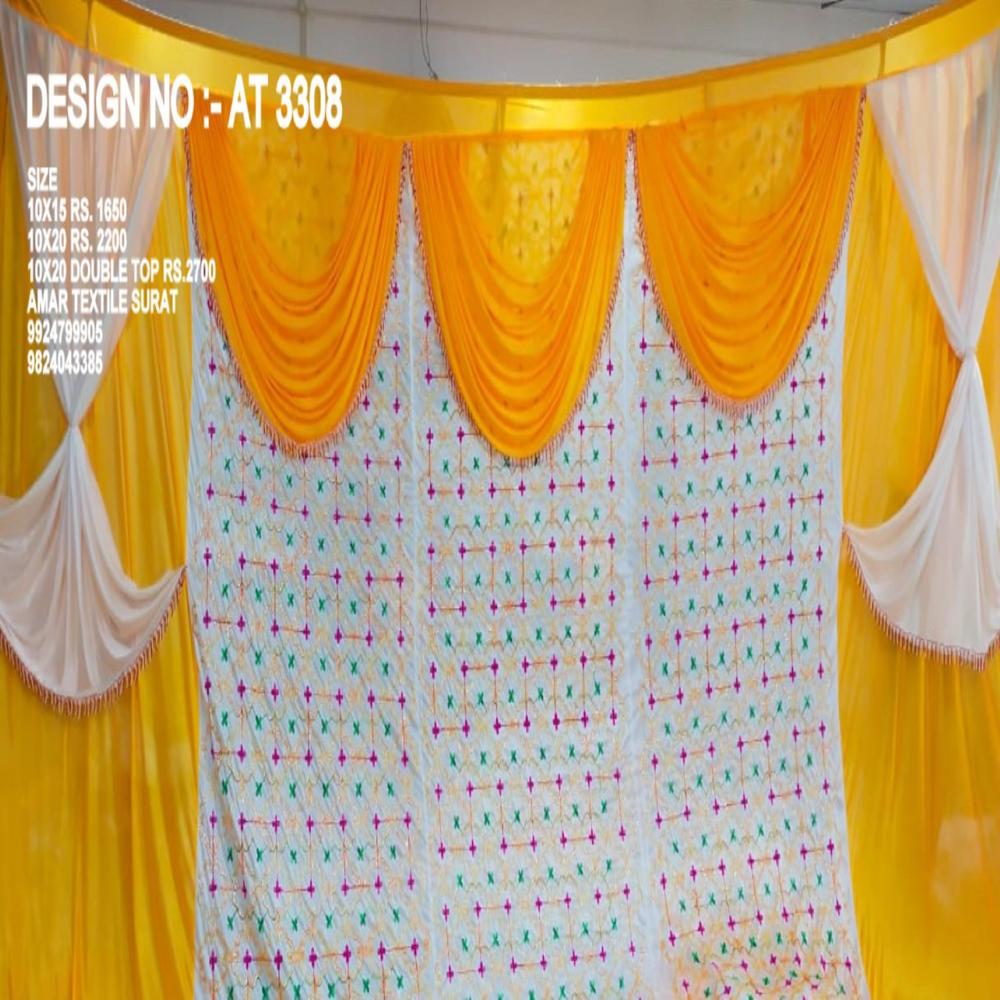 Multicolored Parda for tent shamiyana