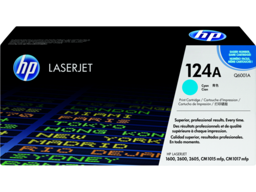 HP 124A Cyan Laserjet Toner Cartridges Q6001A By OFFICE BAZZAR E STORE PRIVATE LTD.