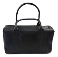 Genuine Leather Duffle/Travel Bag Black
