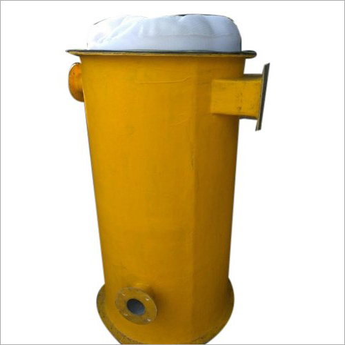 Vertical FRP Tank - Custom Sizes Available, Rugged Yellow Fiber Reinforced Plastic, Lightweight and Watertight Design for Wastewater Management
