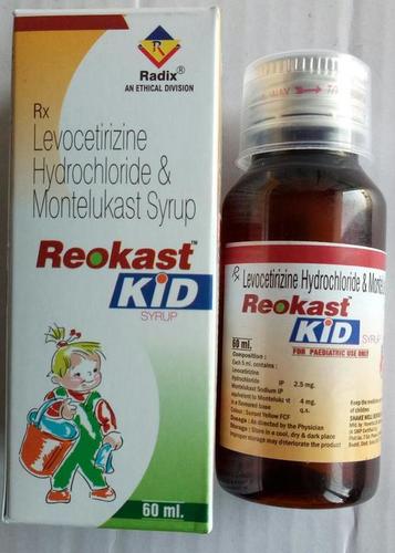 Montelukast 4 mg & Levocitrizine 2.5 mg per 5 ml