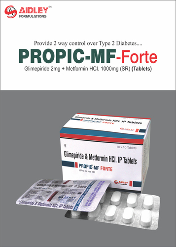 Glimepride 2mg And Metformin 1000mg Tablets
