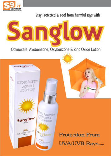 Sun Screen Lotion SPF , Octinoxate + Avobenzon + Oxybenzone  + Zinc Oxide