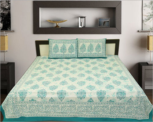 Available In Multicolor Block Printed Bed Sheet Set