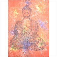 Multicolor Budha Printed Wall Tapestry
