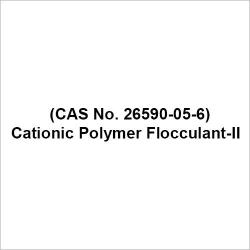 Cationic Polymer Flocculant-II By SHANDONG LUYUE CHEMICAL INDUSTRY CO., LTD.