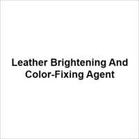 Leather Brightening And Color Fixing Agent