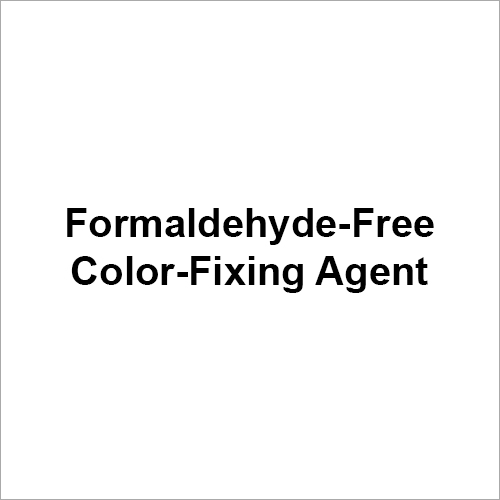 Formaldehyde Free Color Fixing Agent