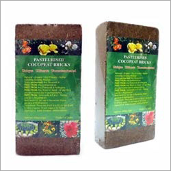 Cocopeat Bricks - Coconut Fiber 10x4x4 cm Dark Brown | Eco-Friendly 60% Compression Ratio 5% Dust Ideal for Agriculture and Gardening