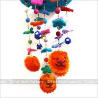 Light Weight Felt Lion Wind Chimes