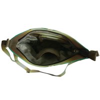 New Leather Hand Painted Sling Crossbody Shoulder Bag Design Sitting Peacock