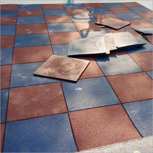 Non-Slip Designer Tile Gym Flooring