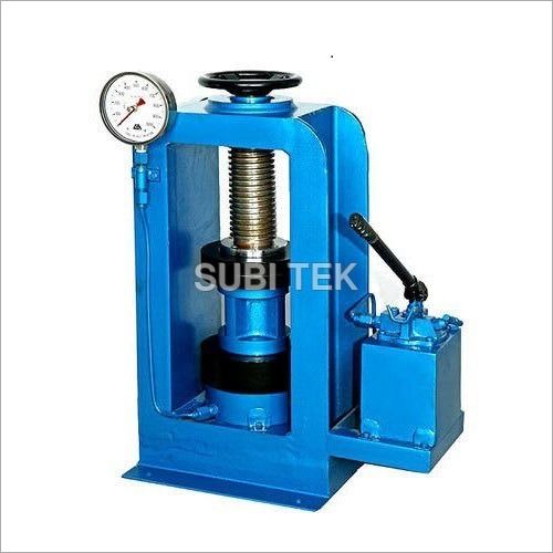 Blue Compression Testing Machine