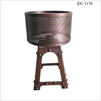 Antique Copper Table Lamp - Metal Construction, Round Shade Design | 40 Watt Incandescent Light Source, Modern Style, Easy Installation