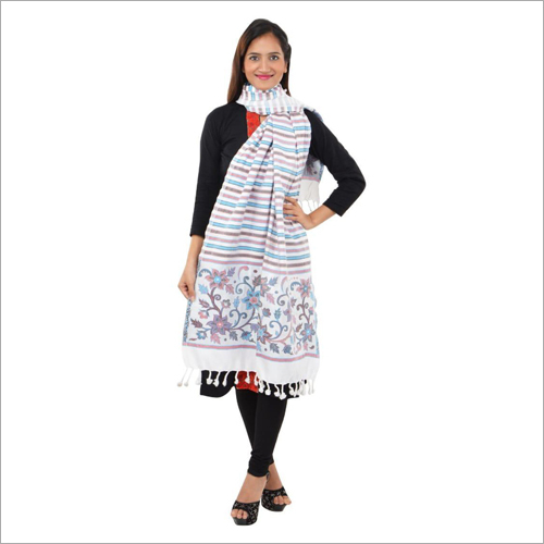 Ladies Kashmiri Shawl - Poly Wool, All Sizes Available, Multicolor | Daily Use, Printed Pattern, Suitable for Men