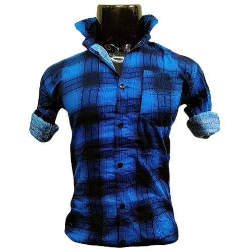 Available In Multicolor Mens Checkered Shirt