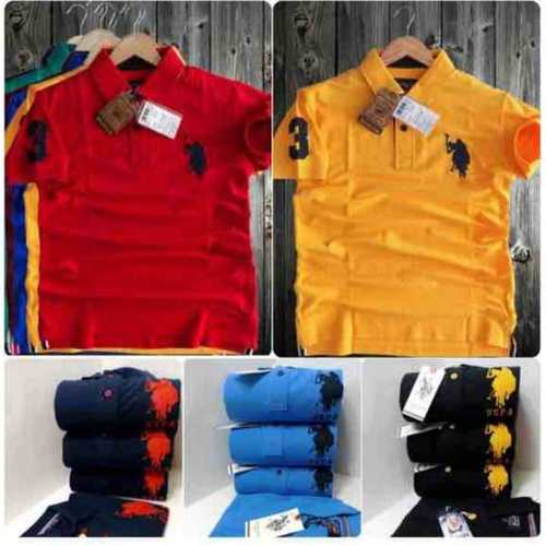 Mens Blue Collared T-Shirt Mens Blue Collared T-Shirt
