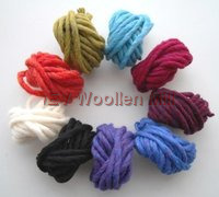 Carpet Yarn - Wool Synthetic Blends, Customizable Length, Multicolor Including Red, Blue, White, Durable & Resilient For Rug Making & Upholstery