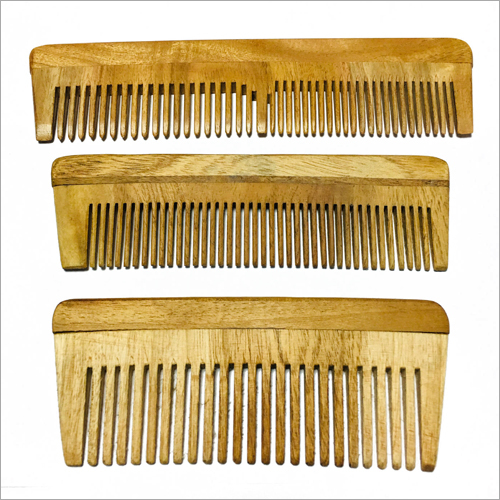 Straight Hair Wooden Comb