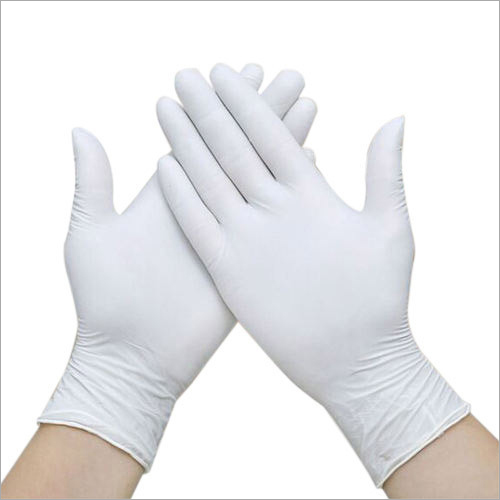 White Latex Medical Gloves