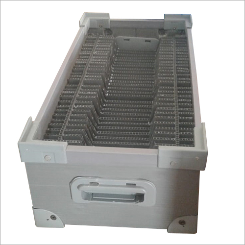 PP Corrugated Bins - PP Customized Size Grey Color | Rigid Build Online Payment Accepted