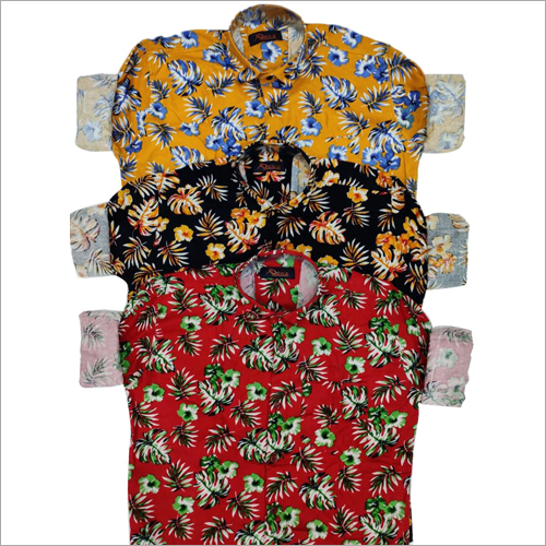 Available In Different Color Mens Party Wear Shirt