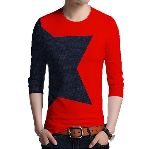 Mens Full Sleeve Tshirt - Cotton Fabric, Size M/L/S/XL | Multicolor, O-Neck Design for Masculine Style and Comfort
