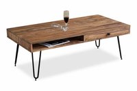 wooden Center coffee table 2 way drawers
