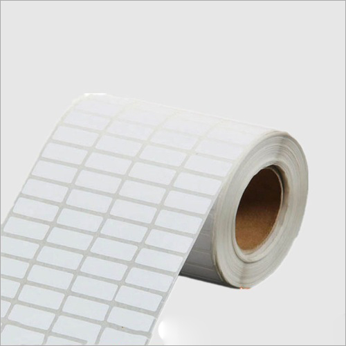 White Chromo Paper Barcode Labels