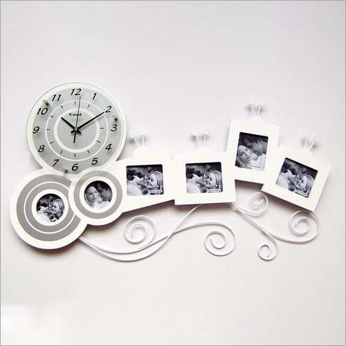 Customized Photo Frame Wall Clock