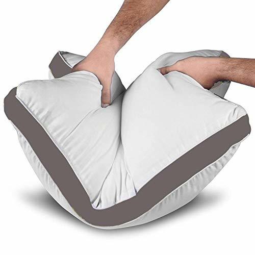 Sweat Dream Pillow - Microfiber Foam Filling, 17x27 Inches | White Cotton Cover with Printed Design, Rectangular Shape