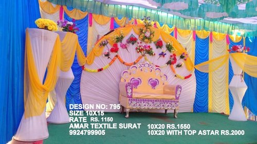 Plain Parda design for tent