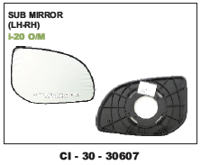 Sub Mirror (LH+RH) i20 o/m (cinew)