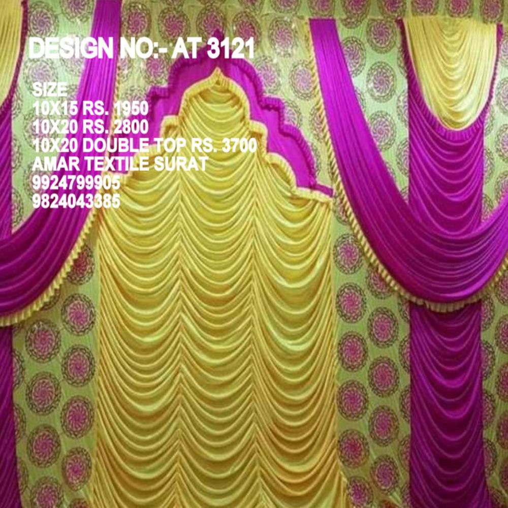 Printed Fabric Parda Design For Tent - Color: All