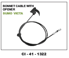 Bonnet Cable with Opener SUMO VICTA (cinew)