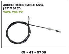Accelerator Cable Asssy( 82 X 86.5 Inc) TATA 709 Ex (cinew)