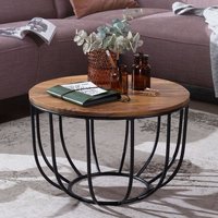 Wooden center coffee table with Barrely