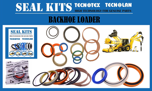 JCB Seal Kit - NBR + Fabric Material, Standard Size, Multicolor Design - Hydraulic Applications, Temperature Range 100-220°C, Customizable Options