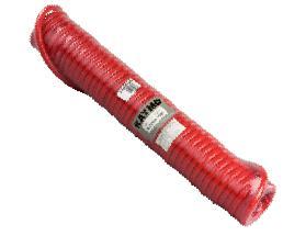 Rd Pu Air Recoil Hose For Air Tools Pneumatic Machinery And Industrial Applications - Color: Red