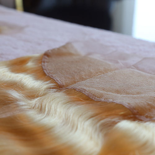 Frontal Blond Wavy - 100% Natural Remy Hair, Brown, 100-200gm, Straight Texture | Natural Look, Soft Texture, Versatile Style, Easy to Use, Long Lasting