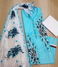 COTTON EMBROIDERED SUITS