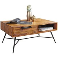 Wooden center coffee table with drawer Impresso