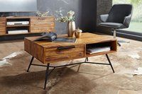 Wooden center coffee table with drawer Impresso