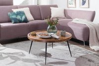 Wooden center coffee table Iron legs Disclet